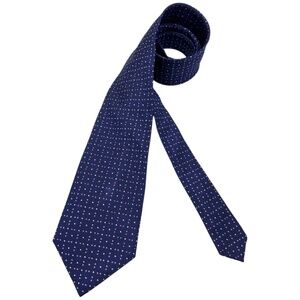 ALEXANDER JULIAN Blue Geometric Silk LUXURY Tie HANDMADE USA